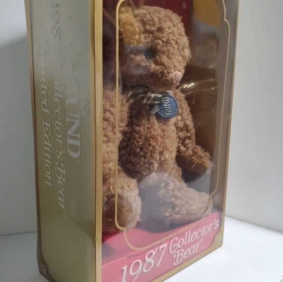 NIB vtg GUND Limited Edition Collector's Bear 1987 - Picture 2 of 11